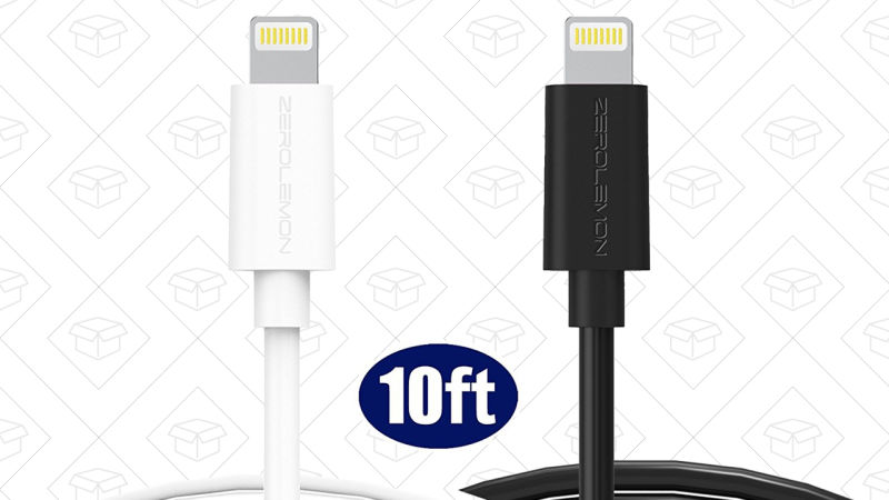 2 Cables Lightning de 10', $15 con código J5WSFAHZ